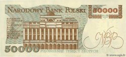 50000 Zlotych POLAND  1989 P.153a UNC-