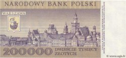 200000 Zlotych POLEN  1989 P.155a ST