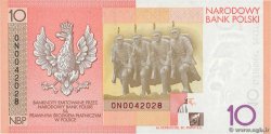 10 Zlotych POLOGNE  2008 P.179 NEUF