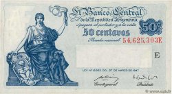 50 Centavos ARGENTINA  1948 P.256 AU