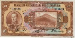 20 Bolivianos BOLIVIA  1928 P.122a EBC