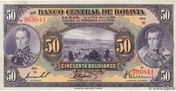 50 Bolivianos BOLIVIEN  1928 P.124a