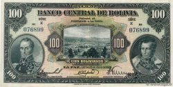 100 Bolivianos BOLIVIEN  1928 P.125a