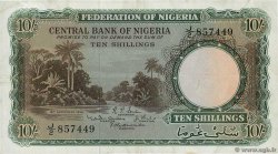 10 Shillings NIGERIA  1958 P.03 MBC