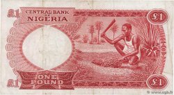 1 Pound NIGERIA  1967 P.08 q.SPL
