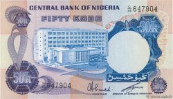 50 Kobo NIGERIA  1973 P.14f