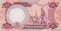 5 Naira NIGERIA  1984 P.24b ST
