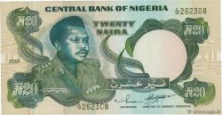 20 Naira NIGERIA  2001 P.26g FDC