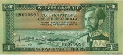 1 Dollar ETHIOPIA  1966 P.25a XF