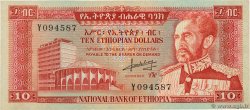 10 Dollars ÄTHIOPEN  1966 P.27a VZ
