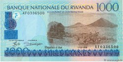 1000 Francs RUANDA  1998 P.27a q.FDC