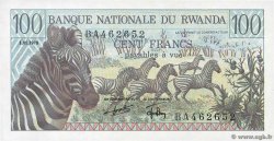 100 Francs RWANDA  1978 P.12a