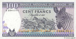 100 Francs RWANDA  1982 P.18