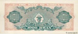 1000 Hwan COREA DEL SUD  1961 P.25b FDC