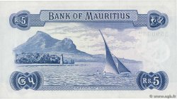 5 Rupees MAURITIUS  1967 P.30c SC+