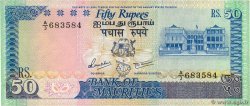 50 Rupees MAURITIUS  1986 P.37a SC+