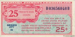 25 Cents ESTADOS UNIDOS DE AMÉRICA  1947 P.M010