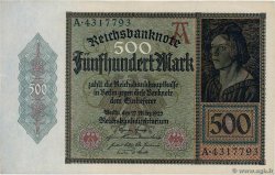 500 Mark GERMANY  1922 P.073 XF