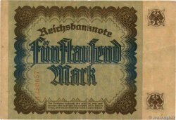 5000 Mark GERMANY  1922 P.077 F