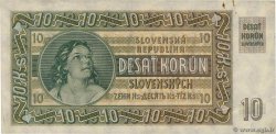 10 Korun SLOVAQUIE  1939 P.04a TTB+