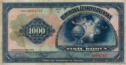 1000 Korun CZECHOSLOVAKIA  1932 P.025a F