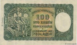 100 Korun Spécimen TSCHECHOSLOWAKEI  1945 P.052s fST+