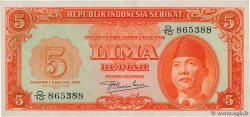 5 Rupiah INDONESIA  1950 P.036