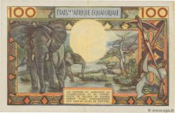 100 Francs EQUATORIAL AFRICAN STATES (FRENCH)  1963 P.03a VF+