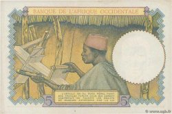 5 Francs FRENCH WEST AFRICA  1937 P.21 SC
