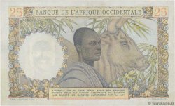 25 Francs FRENCH WEST AFRICA  1943 P.38 SS