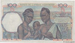 100 Francs FRENCH WEST AFRICA  1948 P.40 SS