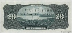 20 Pesos Non émis MEXICO Guerrero 1906 PS.0300b UNC