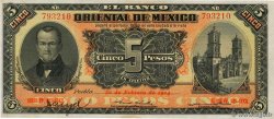5 Pesos MEXICO Puebla 1914 PS.0381c EBC
