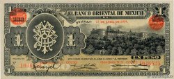 1 Peso MEXICO Puebla 1914 PS.0388b FDC