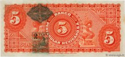 5 Pesos MEXICO Mérida 1914 PS.0465a q.FDC