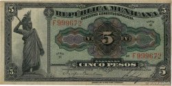 5 Pesos MEXICO  1915 PS.0685a