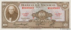 100 Pesos MEXICO  1972 P.061g UNC