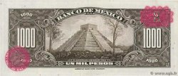 1000 Pesos MEXICO  1965 P.052n FDC