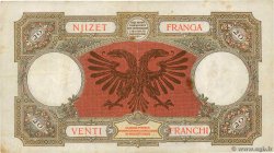 20 Franga ALBANIEN  1939 P.07 SS