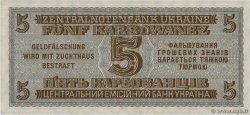 5 Karbowanez UKRAINE  1942 P.051 pr.NEUF
