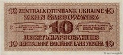10 Karbowanez UKRAINE  1942 P.052 XF