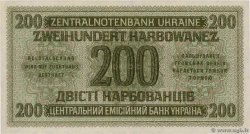 200 Karbowanez UKRAINE  1942 P.056 SUP