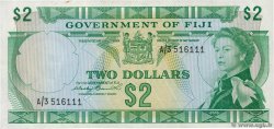 2 Dollars  FIDJI  1971 P.066a SPL