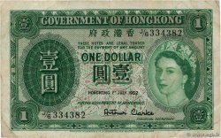 1 Dollar HONG KONG  1952 P.324Aa TB