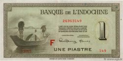 1 Piastre INDOCINA FRANCESE  1945 P.076c SPL