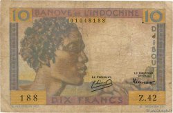 10 Francs DSCHIBUTI   1946 P.19