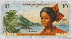 10 Francs FRENCH ANTILLES  1964 P.08b