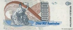 10000 Australes ARGENTINA  1989 P.334a UNC
