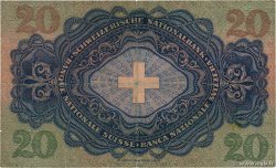 20 Francs SUISSE  1933 P.39d F