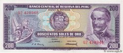 200 Soles de Oro PERU  1968 P.096a